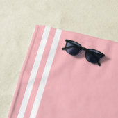 Plage de repos Face aux "lèvres" Serviette de plag (En situation)