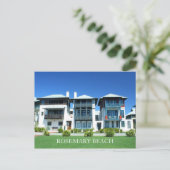 Plage de Rosemary, Floride Carte postale (Debout devant)