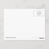 Plage de Rosemary, Floride Carte postale (Dos)