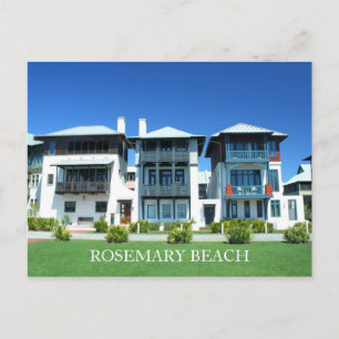Plage de Rosemary, Floride Carte postale