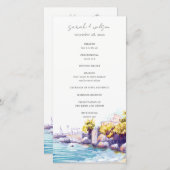 Plage de sable côtier Programme de mariage sur la (Devant / Derrière)