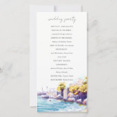 Plage de sable côtier Programme de mariage sur la (Dos)