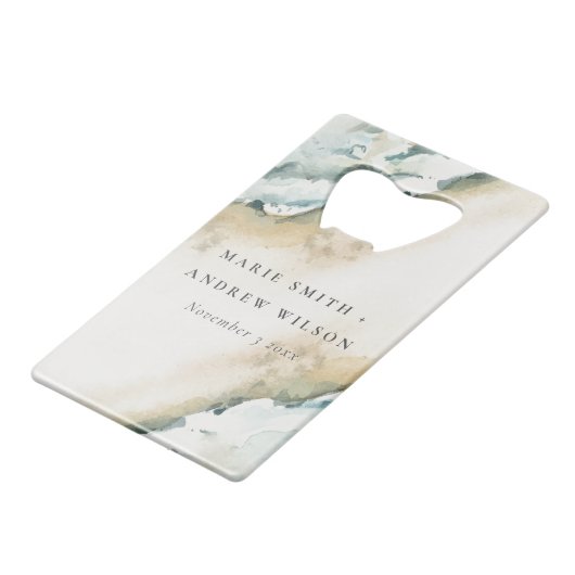 Plage de sable de mer côtière Mariage nautique (Devant Angle)