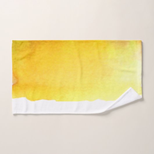 Plage de sable jaune (Serviette à main)