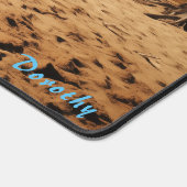Plage de sable personnalisée avec Arbres Desk Mat (Coin)