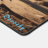 Plage de sable personnalisée avec Arbres Desk Mat (Coin)