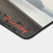 Plage de sable personnalisée avec Arbres Desk Mat (Coin)