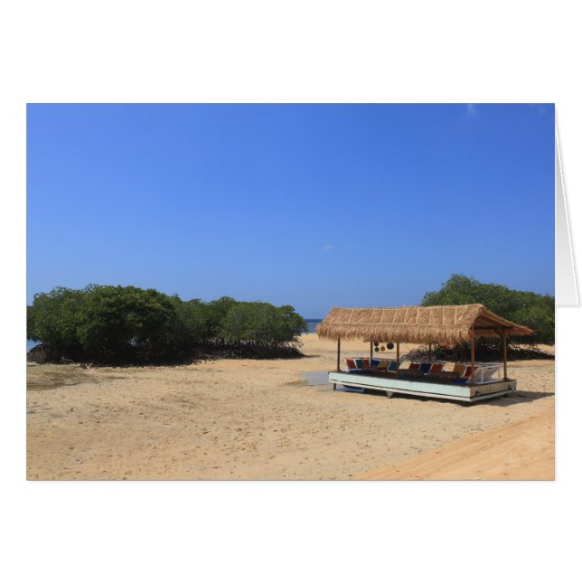 Plage de sable tropicale (Devant horizontal)