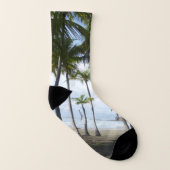 Plage de Sámara sur toutes les chaussettes à impri (Gauche intérieur)