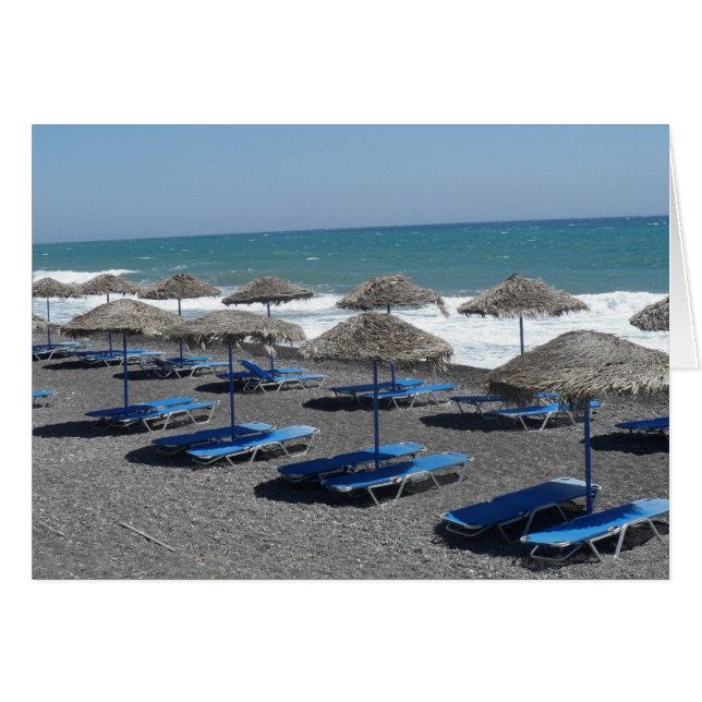 Plage de Santorin, Grèce (Devant Horizontal)