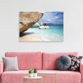 Plage de Sardaigne avec de gros rochers toile (Insitu(Salon))