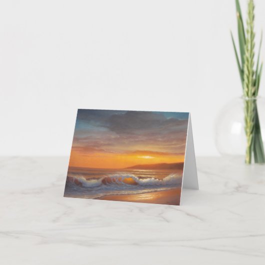 Plage de sucre - carte de note (Devant)