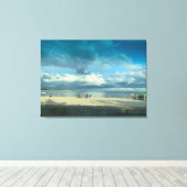 Plage de Summer Sunset, Cape Cod Impression sur to (Insitu (Plancher de Bois))