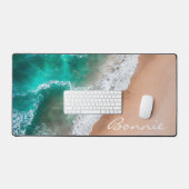 Plage d'eau de mer sable tropical été (Clavier et souris)