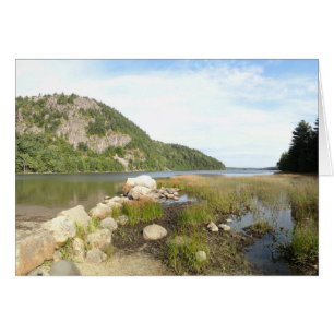 Plage d'Echo Lake à Acadia National Park