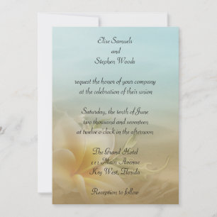 Plage Destination Mariage Invitation