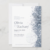 Plage Destination Sable Dollar Soirée Invitation (Devant)