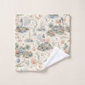 Plage d'été (Gant de toilette)