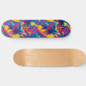 Plage d'été cool Palm Skateboard conçu (Horz)