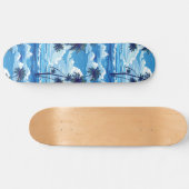 Plage d'été cool Palm Skateboard conçu (Horz)