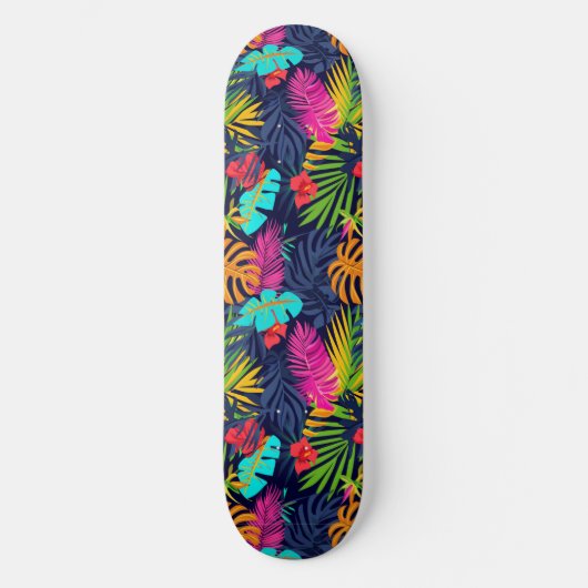 Plage d'été cool Palm Skateboard conçu (Recto)