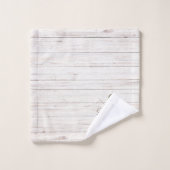 Plage d'été Patinée côtière Nautique Bois (Gant de toilette)