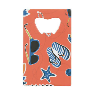 Plage d'été : Relaxant Motif sans couture.