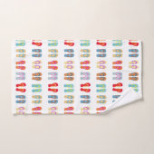 Plage d'été Sandales à thème Motif Flip Flops (Serviette à main)