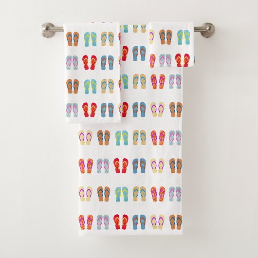 Plage d'été Sandales à thème Motif Flip Flops