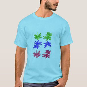 "plage d'été" un t-shirt pour hommes