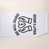 Plage Dieu va changer ce qu'il y a dans la serviette de  (Devant)