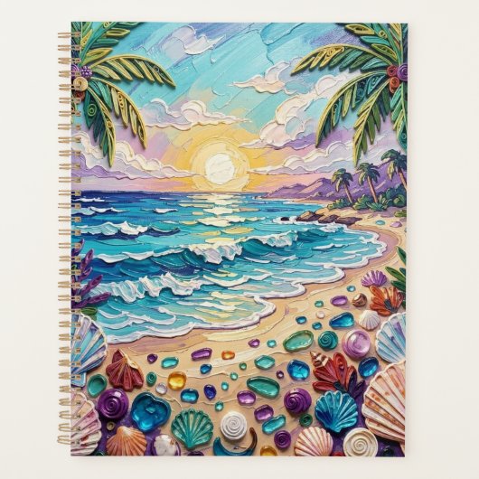 Plage d'Impasto et coucher de soleil et lever de s (Devant)