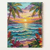 Plage d'Impasto et coucher de soleil et lever de s (Dos)
