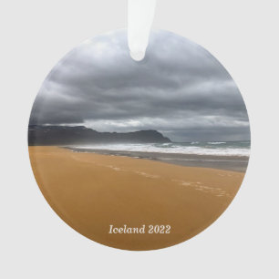 plage d'Islande - ornement en céramique