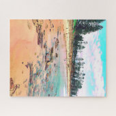 Plage d'océan difficile puzzle (Horizontal)