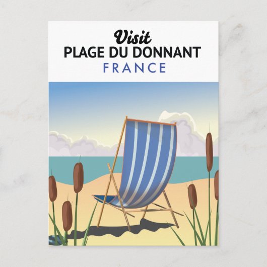 Plage du Donnant Frankrijk Briefkaart (Voorkant)