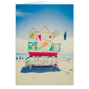 Plage du sud de la tour de maître nageur, Miami