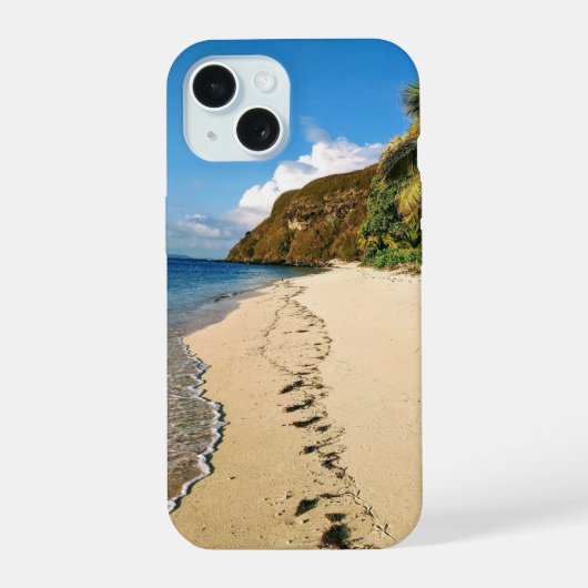 Plage d'une île aux Fidji (Verso)