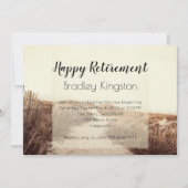 Plage Dunes Bonne Retraite Invitation (Devant)