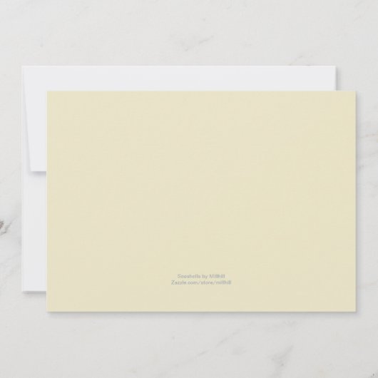 Plage Dunes Bonne Retraite Invitation (Dos)