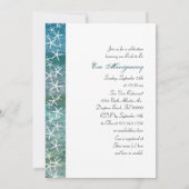 Plage Eau Starfish Invitation de douche nuptiale (Dos)