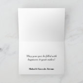 Plage ensoleillée avec 2 chaises Carte de Noël (Intérieur)