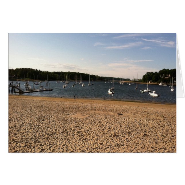 PLAGE ET BATEAU (Devant Horizontal)