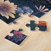 Plage et puzzle floral (Côté)