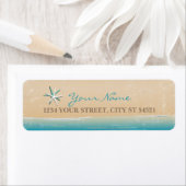 Plage, Étiquettes de adresse de l'océan (En situation)