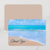 Plage Extraordinaire Scène tropicale Photo Merci (Devant / Derrière)