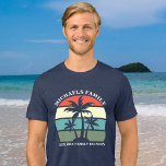 Plage Famille Réunion Cool Palm Tree coucher de so<br><div class="desc">Mignonne combinaison été famille réunion vacances plage tri-mélange T-shirts pour papa et grand-père à porter sur une croisière île ou voyage en bord de mer tropical. Dispose de beaux palmiers devant un joli coucher de soleil sur l'océan. Tee - shirts personnalisés parfaits pour tous les hommes d'un groupe à correspondre....</div>