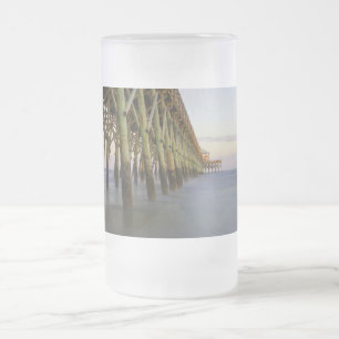 Plage folie Jetée Beauté Verre Frosted Beer Mug