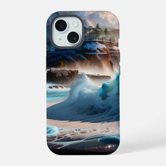 Plage Front Ocean Waves Paysage 1 (Verso)