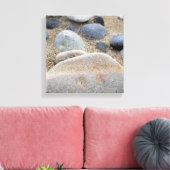 Plage Galets Toile Enveloppée Imprimer (Insitu(Salon))